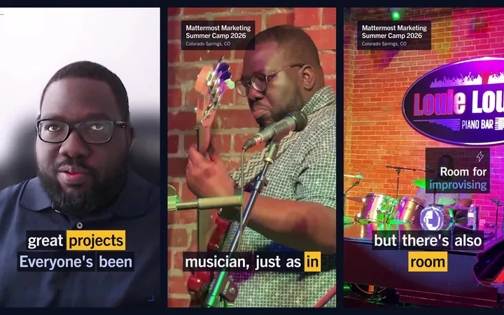 Three frames from a vertical culture video, with animated captions and callouts